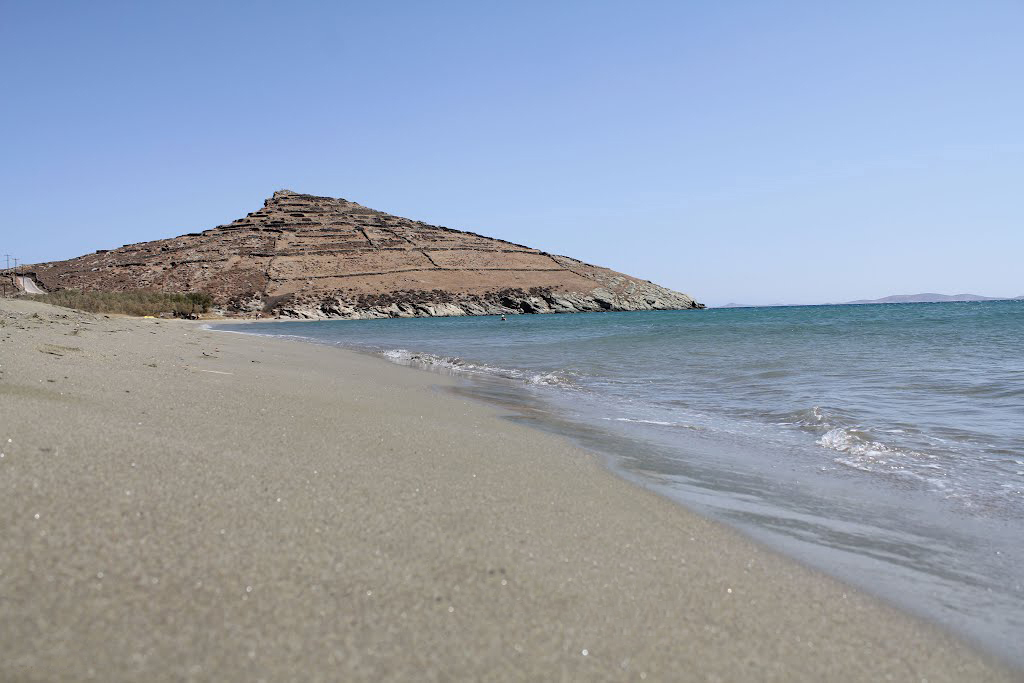 Fitness at the beach in Tinos